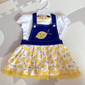 Baby t shirt overall dress